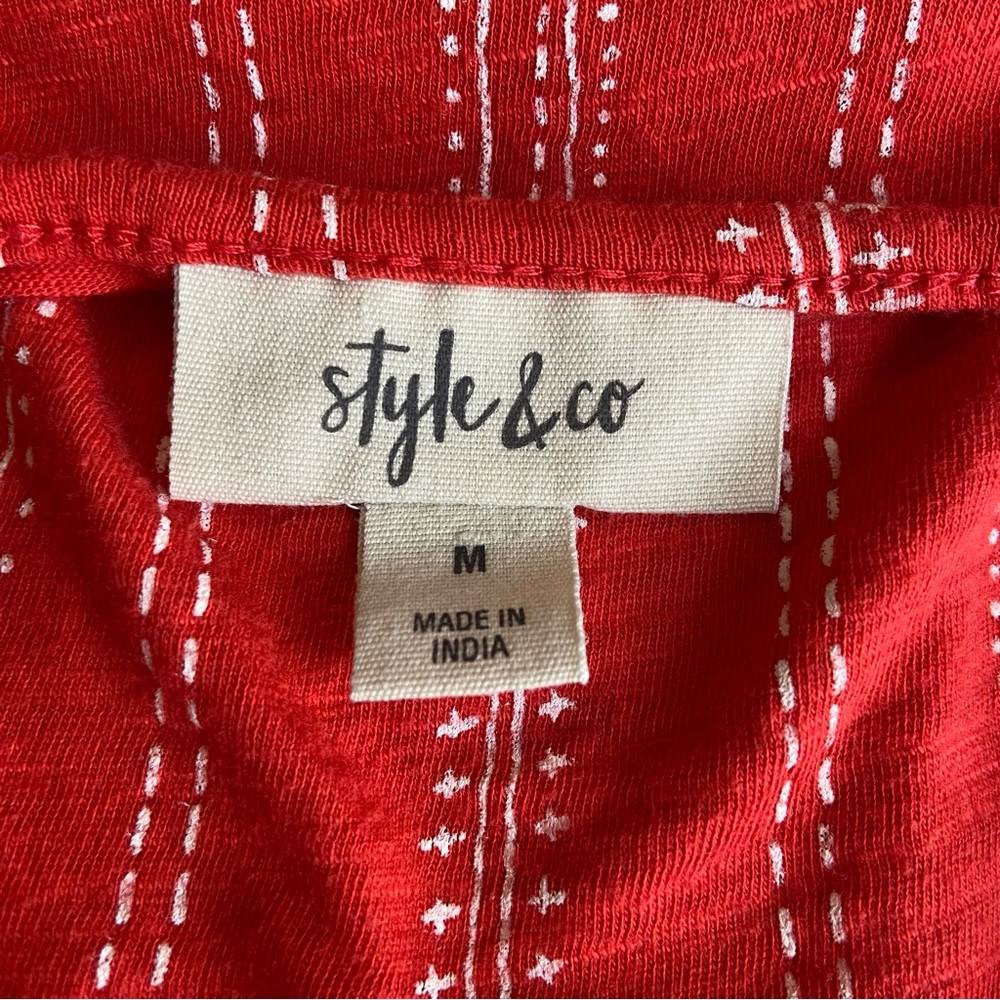 Beautiful Boho Embroidered Red Detailed Top - Picture 10 of 12